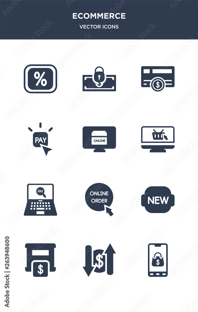 12 ecommerce vector icons such as mobile shopping, money transfer, moneybox, new, online order contains online payment, online shopping, pay, pay per click, payment method, payment security icons 12 ecommerce vector icons such as mobile shopping, money transfer, moneybox, new, online order contains online payment, online shopping, pay, pay per click, payment method, payment security icons
