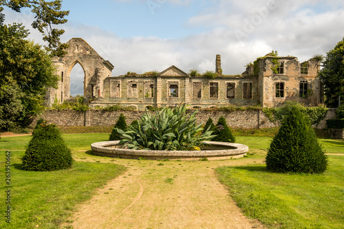 Remains of the Abbaye Notre-Dame du Voeu or Abbey of the Vow in Cherbourg. Basse Normandie, France