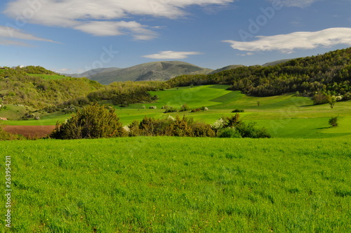 Italy Umbria near countryside Norcia in the open country 