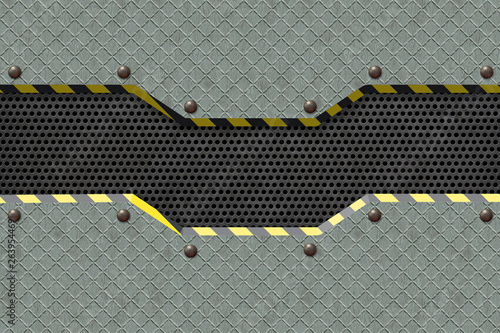 Abstract Metal textured Ind...