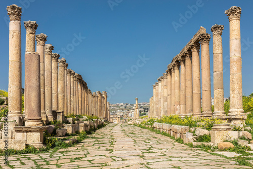 Roman columns in amman