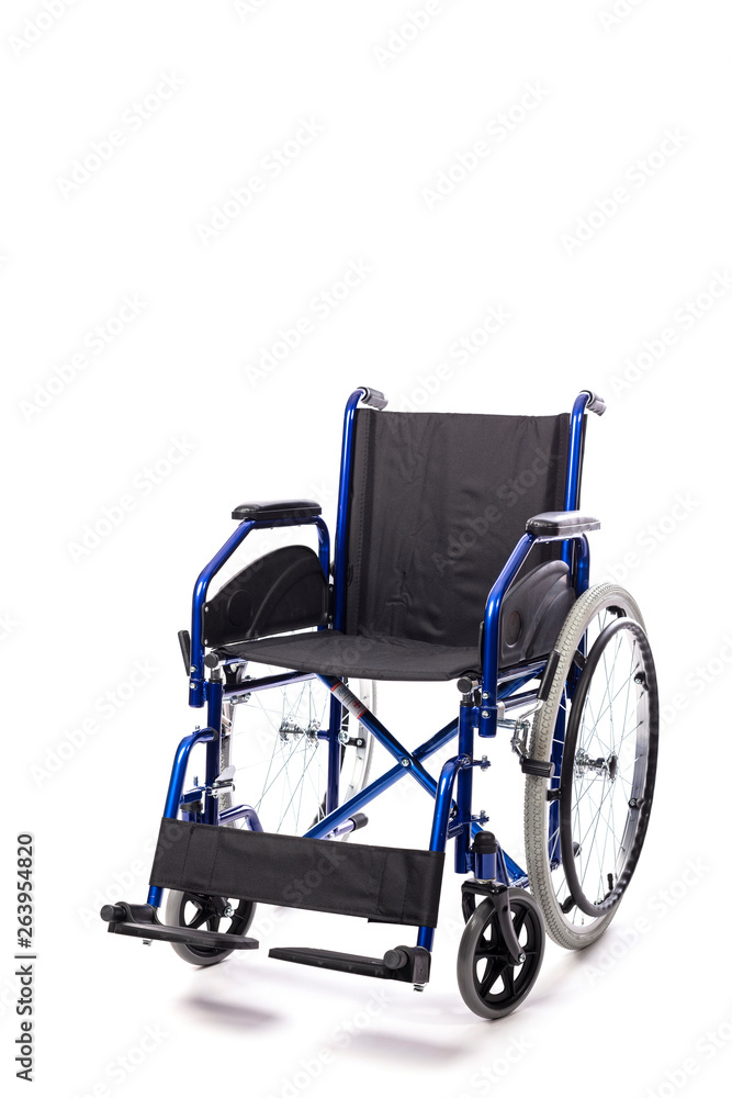 Fototapeta premium wheelchair on white background