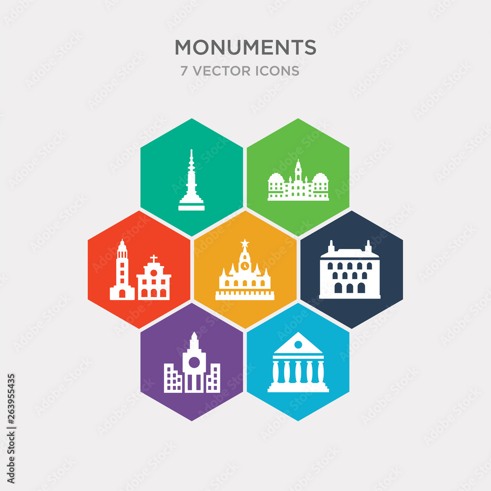 simple set of greek column, monument site, spain, russia icons, contains such as icons philippines, denmark, cambodia and more. 64x64 pixel perfect. infographics vector