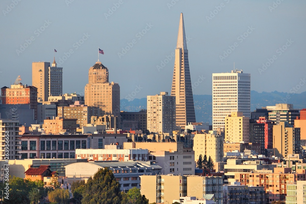 Obraz premium San Francisco sunset