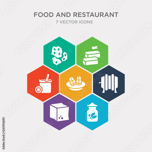 simple set of cookies jar, tofu, beer keg, pamonha icons, contains such as icons dulce de leche, maria mole, brittle and more. 64x64 pixel perfect. infographics vector