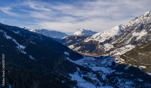 Wallpaper Mural Mountain valley near Bormio, Italy. Torontodigital.ca