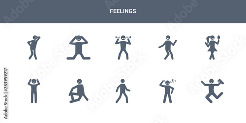 10 feelings vector icons such as accomplished human, aggravated human, alive human, alone amazed contains amazing amused angry annoyed anxious feelings icons
