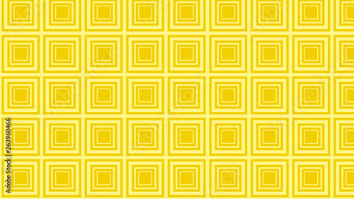 Yellow Seamless Concentric Squares Pattern