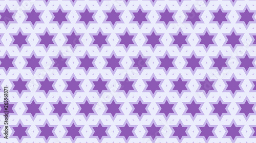 Purple Stars Pattern Background