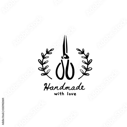 handmade sewing logo