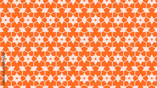 Orange Star Pattern