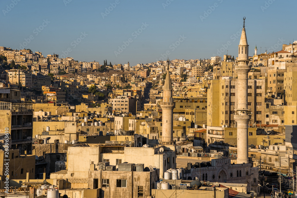 Aerial view of Amman City