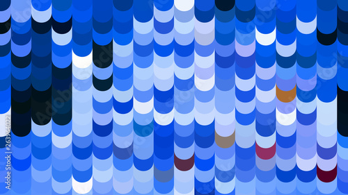 Blue Geometric Shapes Background