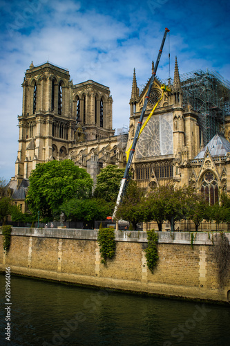 Notre Dame de Paris after the fire
