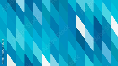Blue Geometric Shapes Background