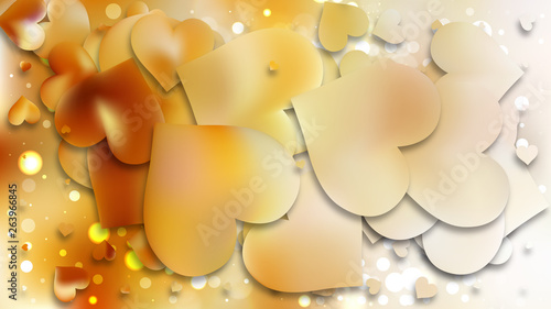 Yellow Valentine Background