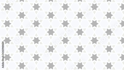 White Star Pattern Background