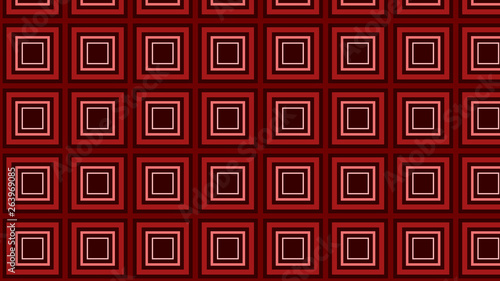 Dark Red Concentric Squares Pattern Background Vector Art