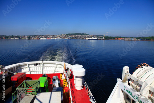 Photography Ferry service between Horten and Moss, Norway