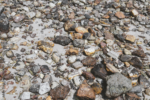 texture of sea stones