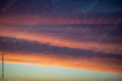 Fototapeta Naklejka Na Ścianę i Meble -  clouds sunset view background texture