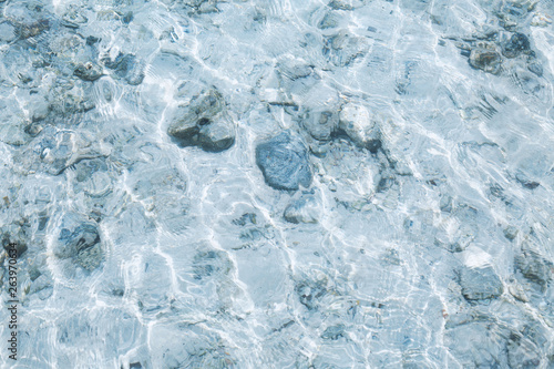 Blue sea water surface © martina87