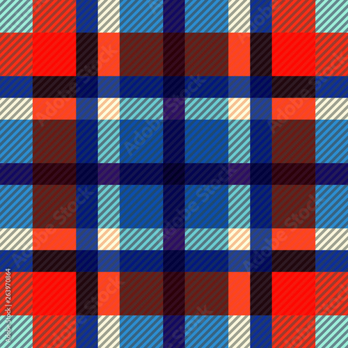 Tartan fabric texture