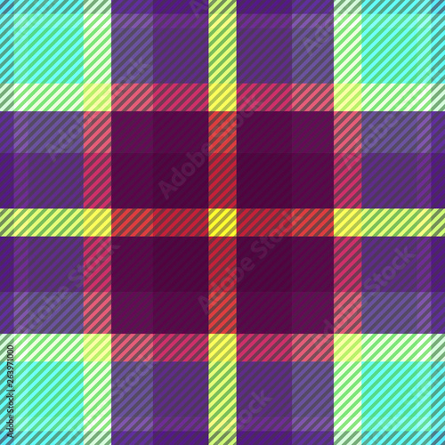 Tartan fabric texture