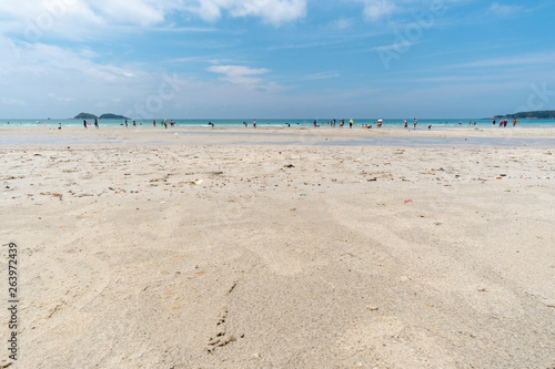 White sand beach in Sattahip