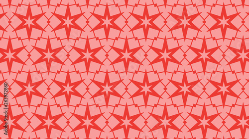 Red Star Pattern Background