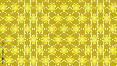 Yellow Seamless Star Background Pattern Image
