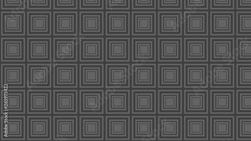 Dark Grey Concentric Squares Background Pattern Design