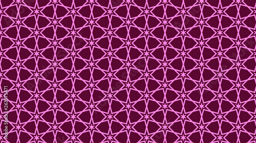 Pink Stars Background Pattern