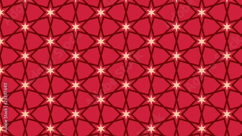 Red Seamless Star Pattern