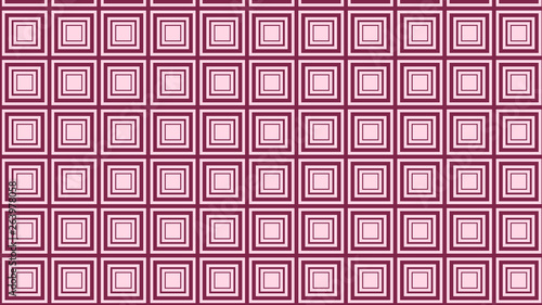 Pink Seamless Concentric Squares Background Pattern