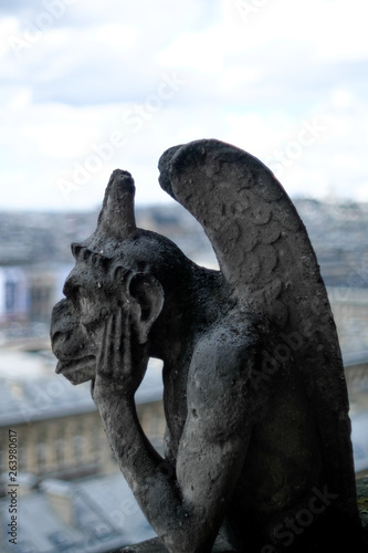 Gargoyle of Notre Dame in Paris