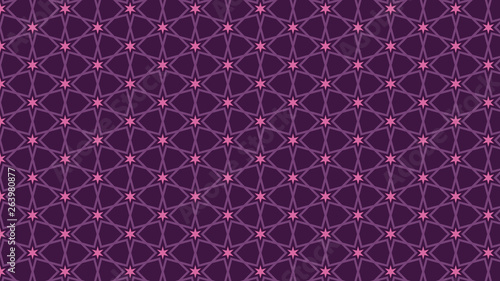 Purple Seamless Star Pattern
