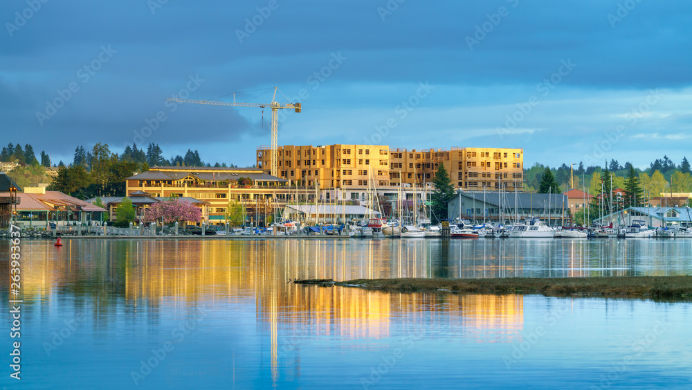Fototapeta premium Sunset Over Olympia