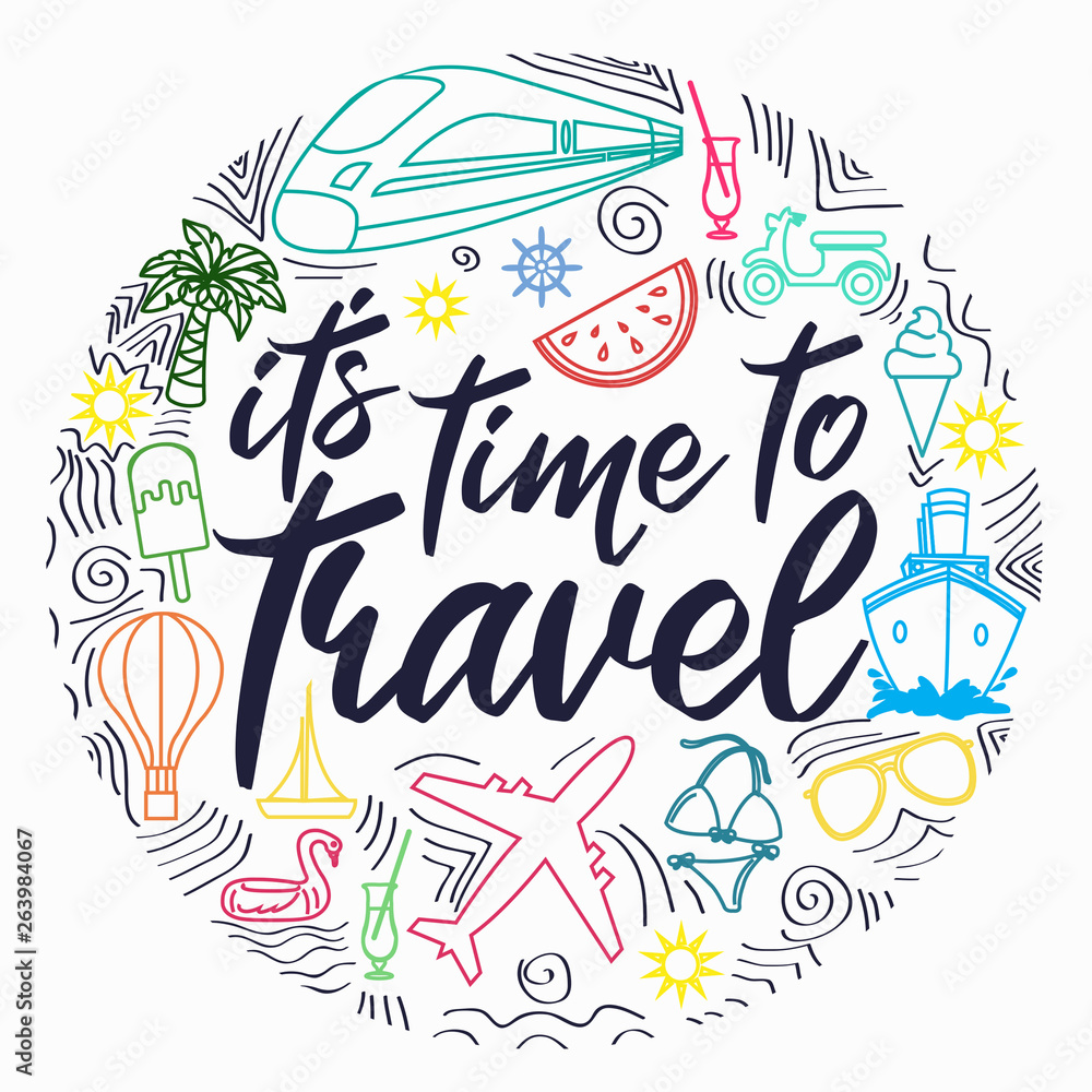 It's time to travel 