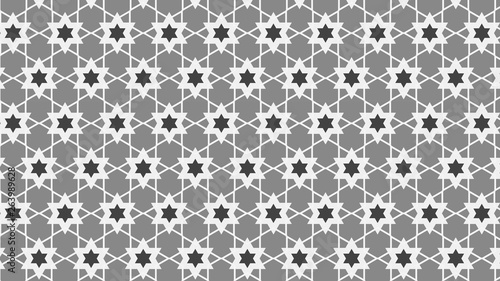 Grey Star Pattern