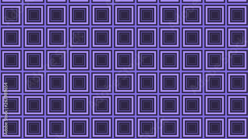 Indigo Seamless Concentric Squares Background Pattern