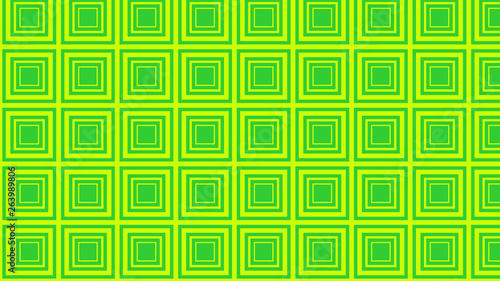 Lime Green Seamless Concentric Squares Pattern