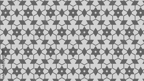 Grey Star Pattern