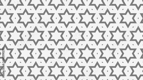 Grey Stars Background Pattern Vector
