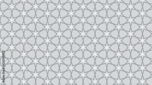 White Star Background Pattern