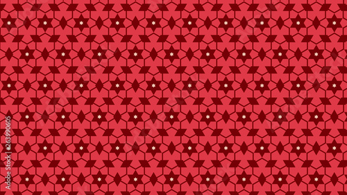 Red Stars Background Pattern