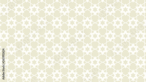 White Seamless Star Background Pattern