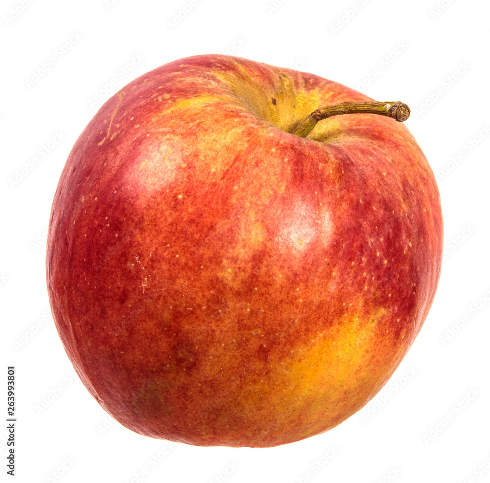 ripe tasty apple. on a white background ripe tasty apple. on a white background