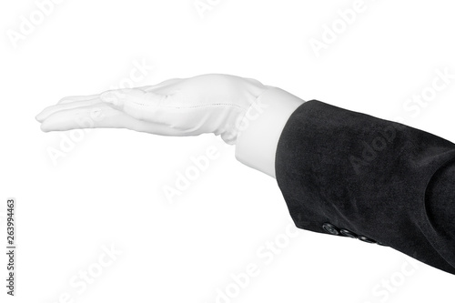 Close up of open man hand i...