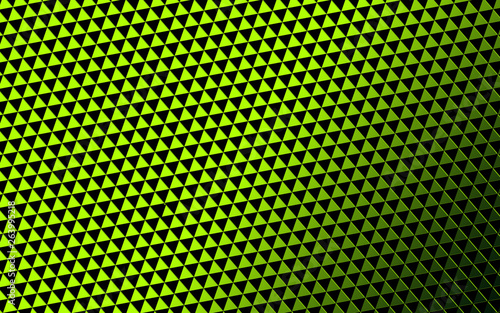 Green background triangle